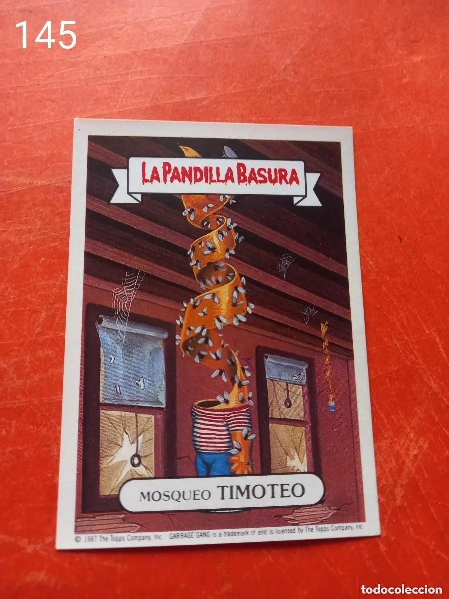 Collectable Antique Stickers: Cromo n.145 la pandilla basura (album amarillo) sin pegar