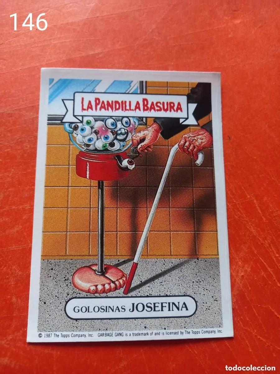 Collectable Antique Stickers: Cromo n.146 la pandilla basura (album amarillo) sin pegar