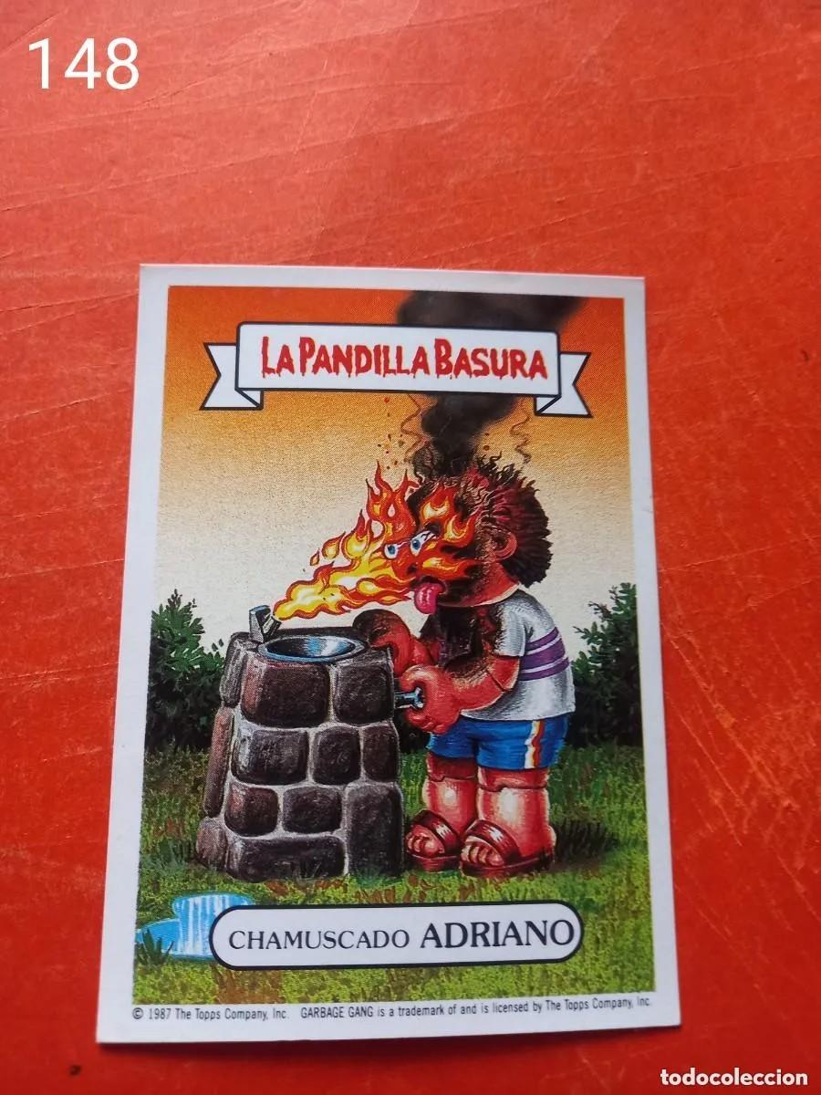 Colecionismo Cromos antigos: Cromo n.148 la pandilla basura (album amarillo) sin pegar