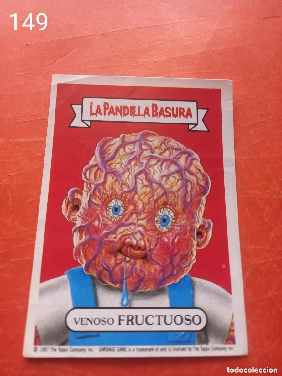 Colecionismo Cromos antigos: Cromo n.149 la pandilla basura (album amarillo) sin pegar