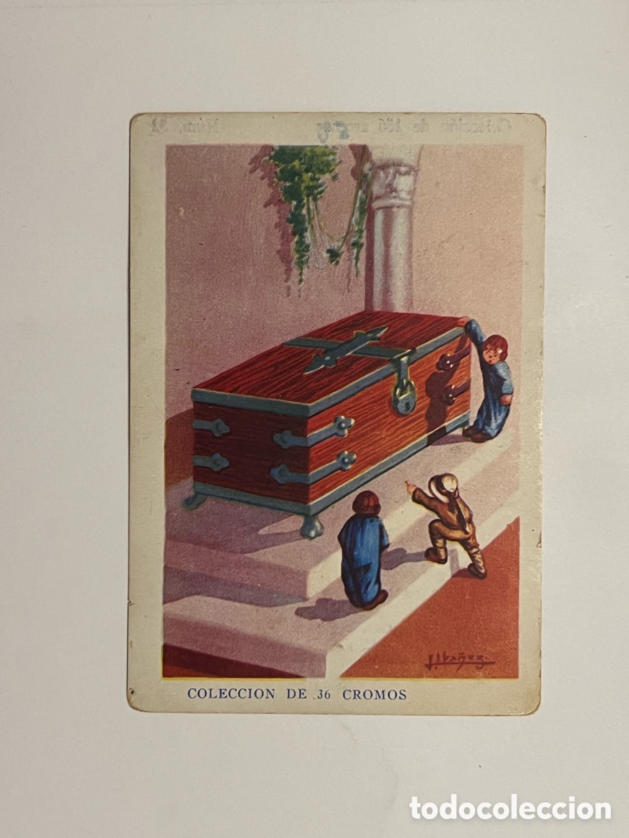 Coleccionismo cromos antiguos: GUADALAJARA F&aacute;brica de Chocolates Arriaca. AVENTURAS DE PAQUITO Y CARBONILLA, Cromo No.32