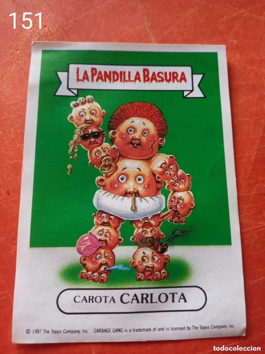 Coleccionismo cromos antiguos: Cromo n.151 la pandilla basura (album amarillo) sin pegar