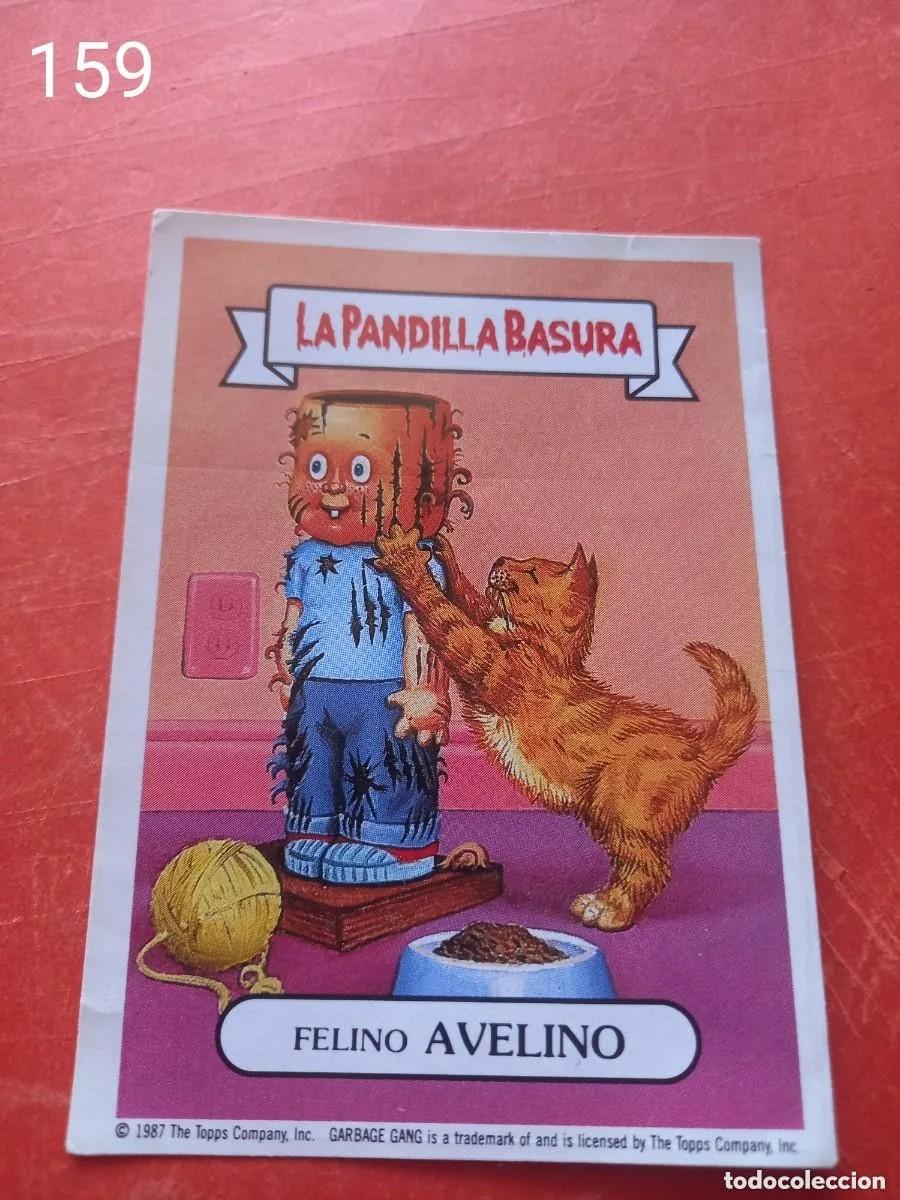 Coleccionismo cromos antiguos: Cromo n.159 la pandilla basura (album amarillo) sin pegar