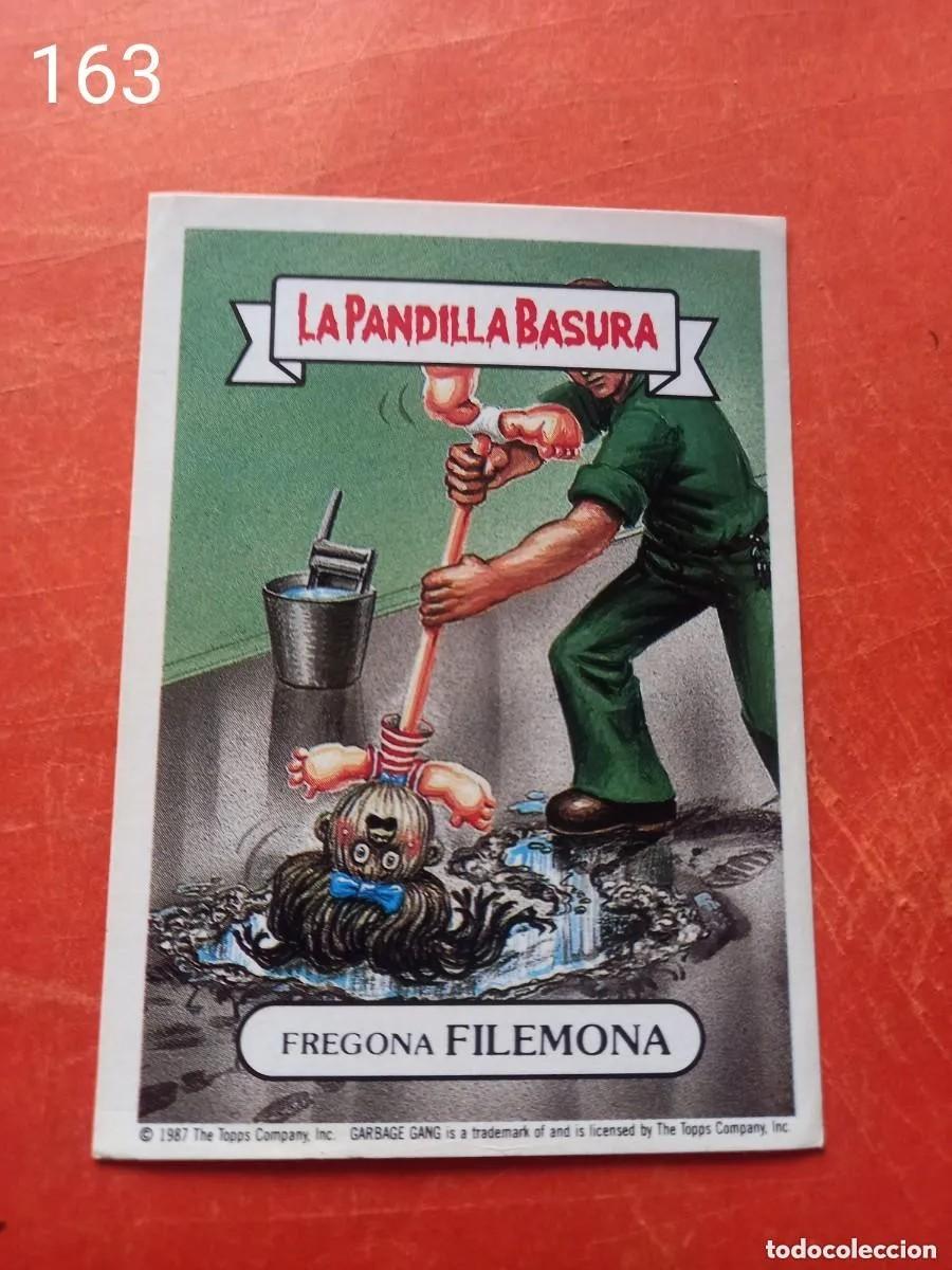 Coleccionismo cromos antiguos: Cromo n.163 la pandilla basura (album amarillo) sin pegar