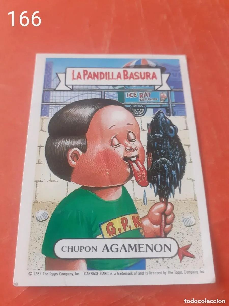 Coleccionismo cromos antiguos: Cromo n.166 la pandilla basura (album amarillo) sin pegar