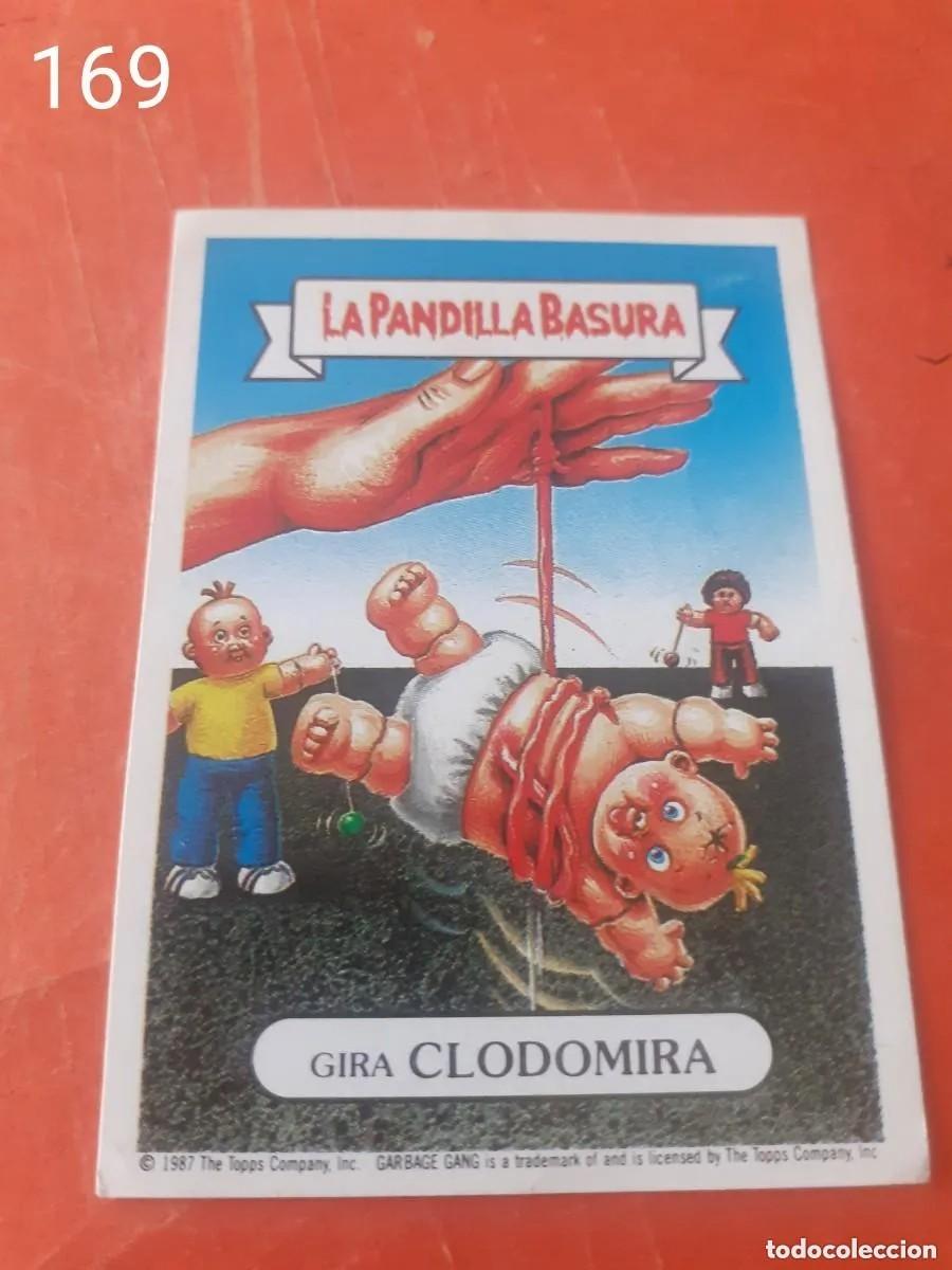 Coleccionismo cromos antiguos: Cromo n.169 la pandilla basura (album amarillo) sin pegar