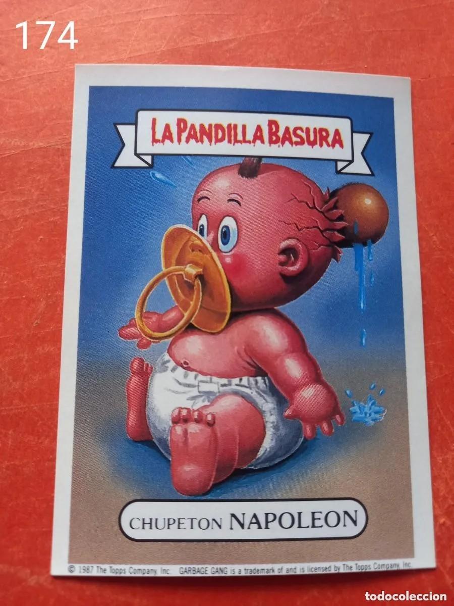 Coleccionismo cromos antiguos: Cromo n.174 la pandilla basura (album amarillo) sin pegar