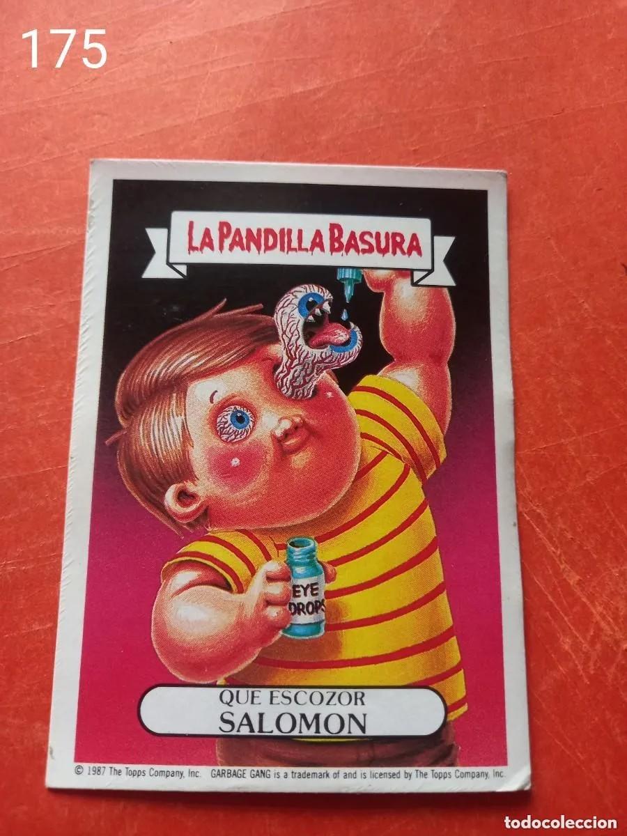 Coleccionismo cromos antiguos: Cromo n.175 la pandilla basura (album amarillo) sin pegar