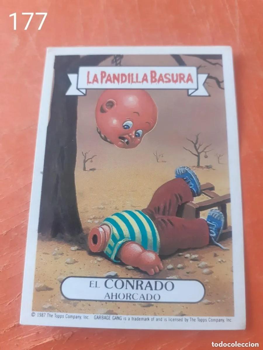 Coleccionismo cromos antiguos: Cromo n.177 la pandilla basura (album amarillo) sin pegar