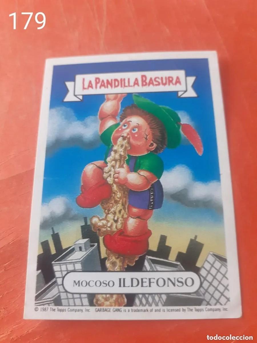 Coleccionismo cromos antiguos: Cromo n.179 la pandilla basura (album amarillo) sin pegar