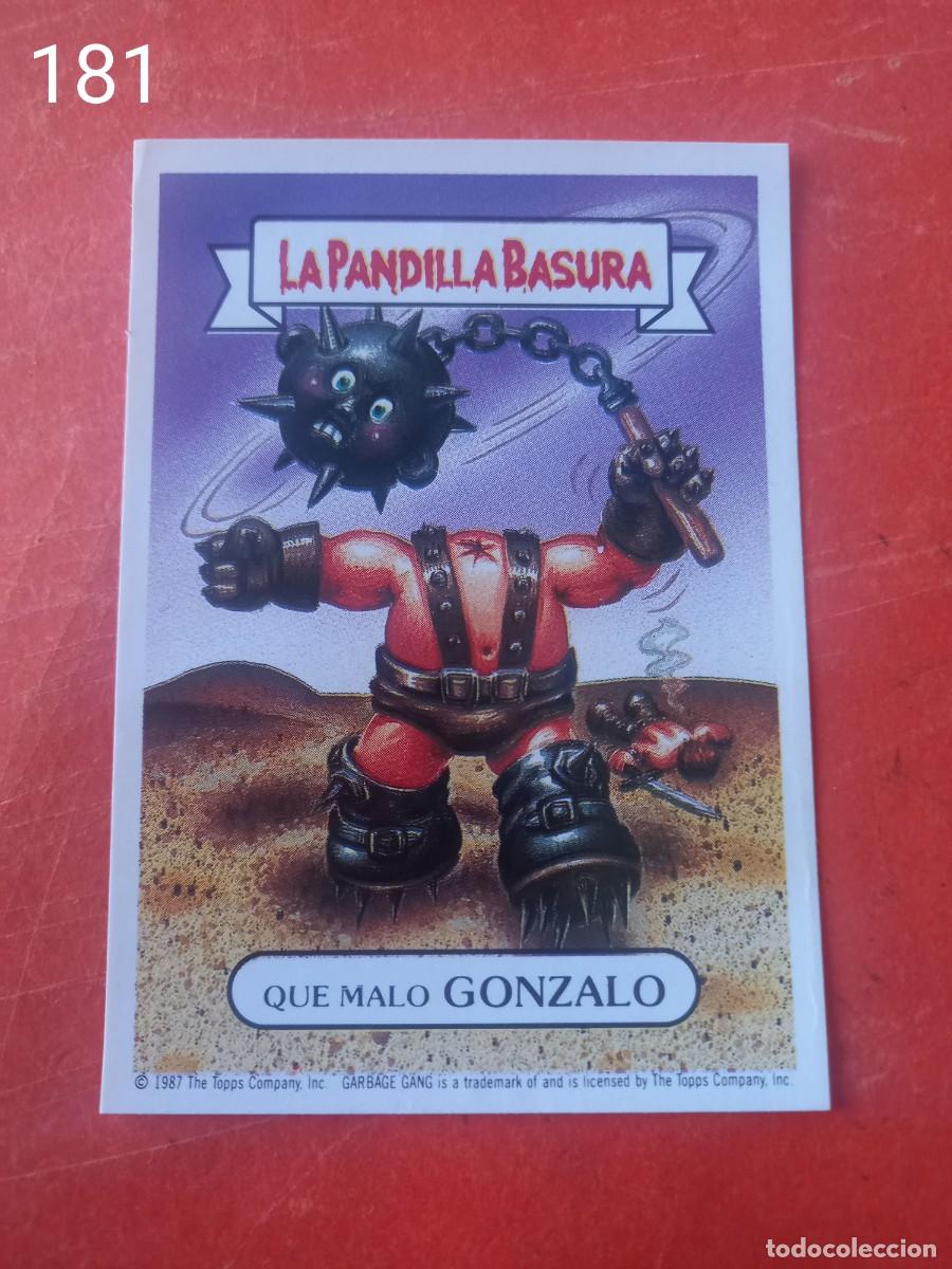 Coleccionismo cromos antiguos: Cromo n.181 la pandilla basura (album amarillo) sin pegar