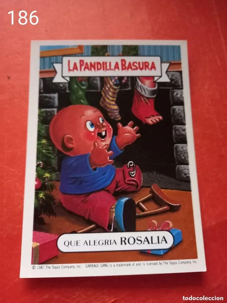 Coleccionismo cromos antiguos: Cromo n.186 la pandilla basura (album amarillo) sin pegar