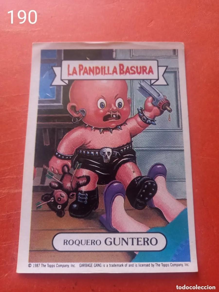 Coleccionismo cromos antiguos: Cromo n.190 la pandilla basura (album amarillo) sin pegar