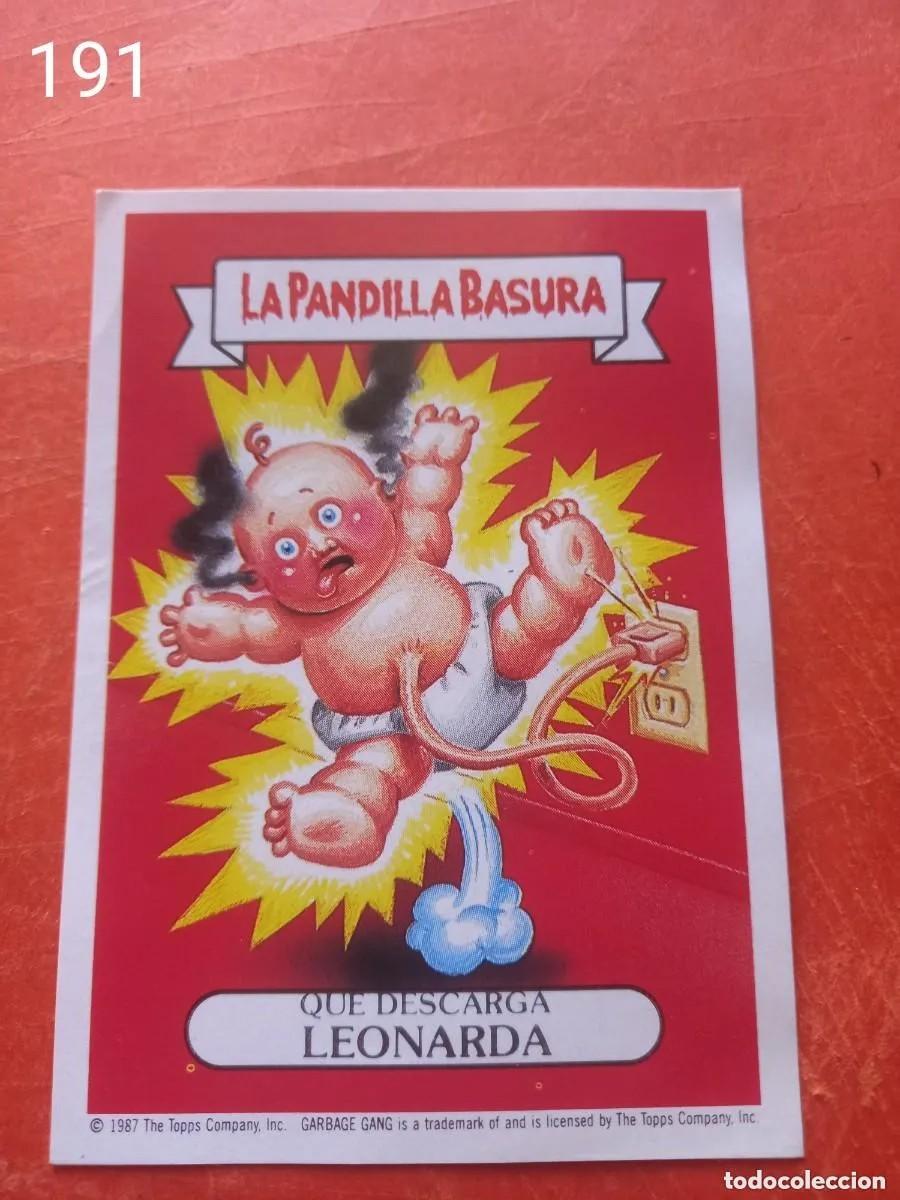 Coleccionismo cromos antiguos: Cromo n.191 la pandilla basura (album amarillo) sin pegar
