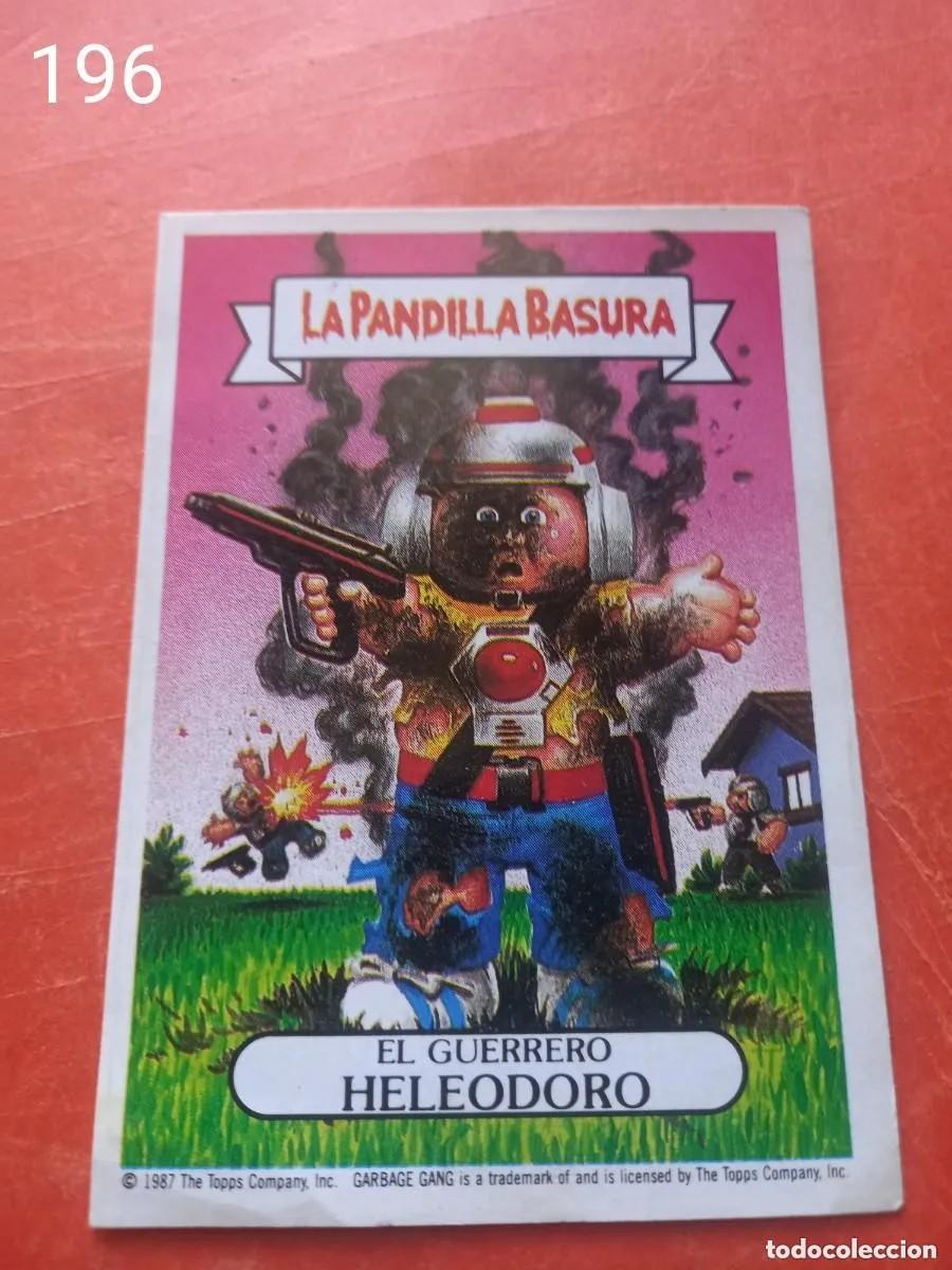 Coleccionismo cromos antiguos: Cromo n.196 la pandilla basura (album amarillo) sin pegar