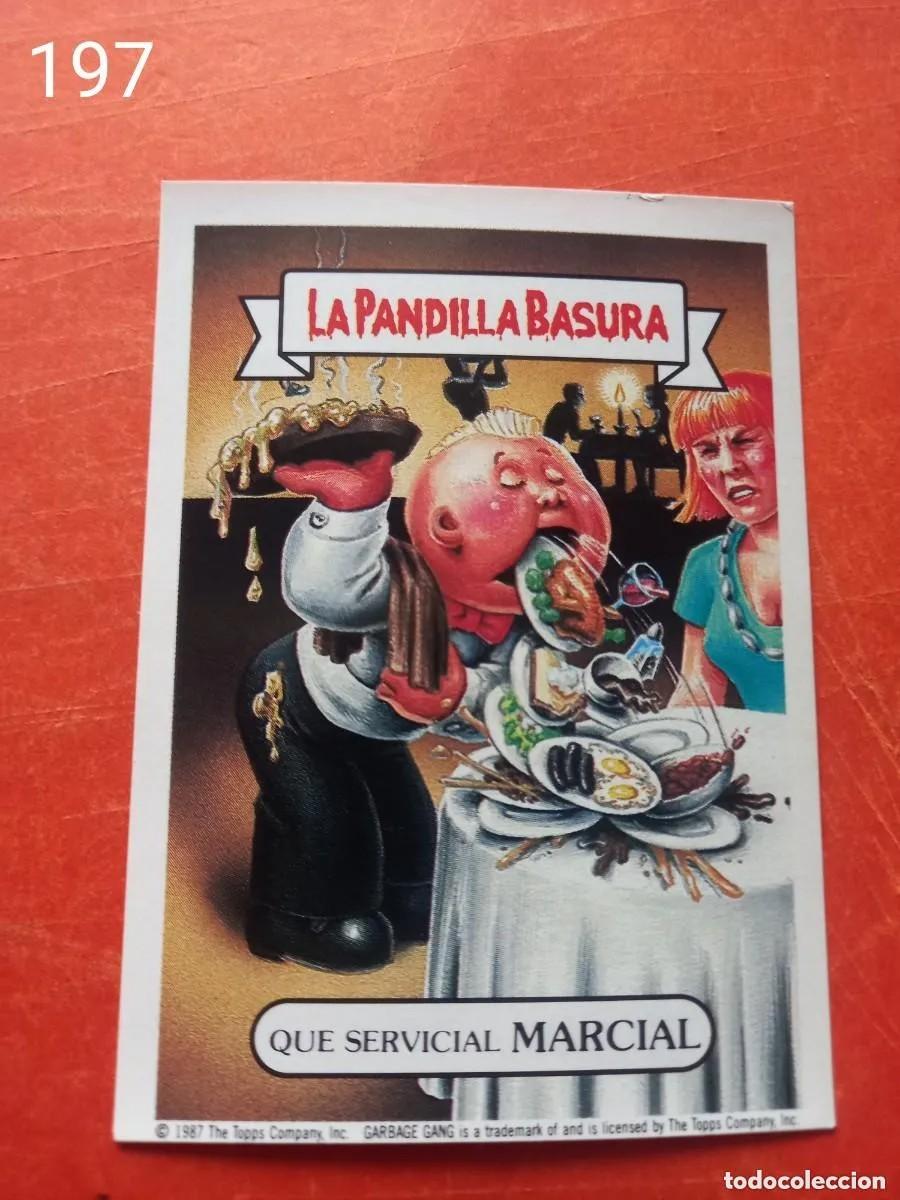 Coleccionismo cromos antiguos: Cromo n.197 la pandilla basura (album amarillo) sin pegar