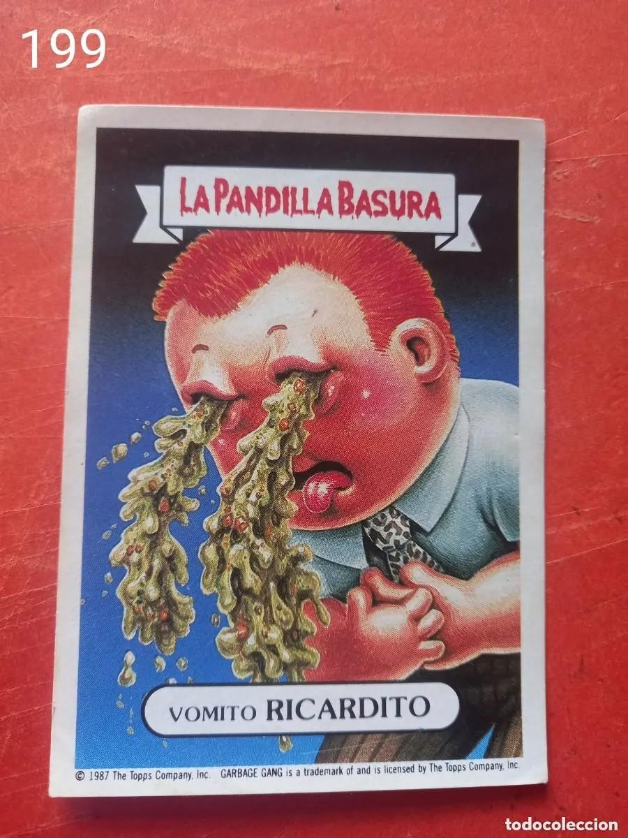 Coleccionismo cromos antiguos: Cromo n.199 la pandilla basura (album amarillo) sin pegar