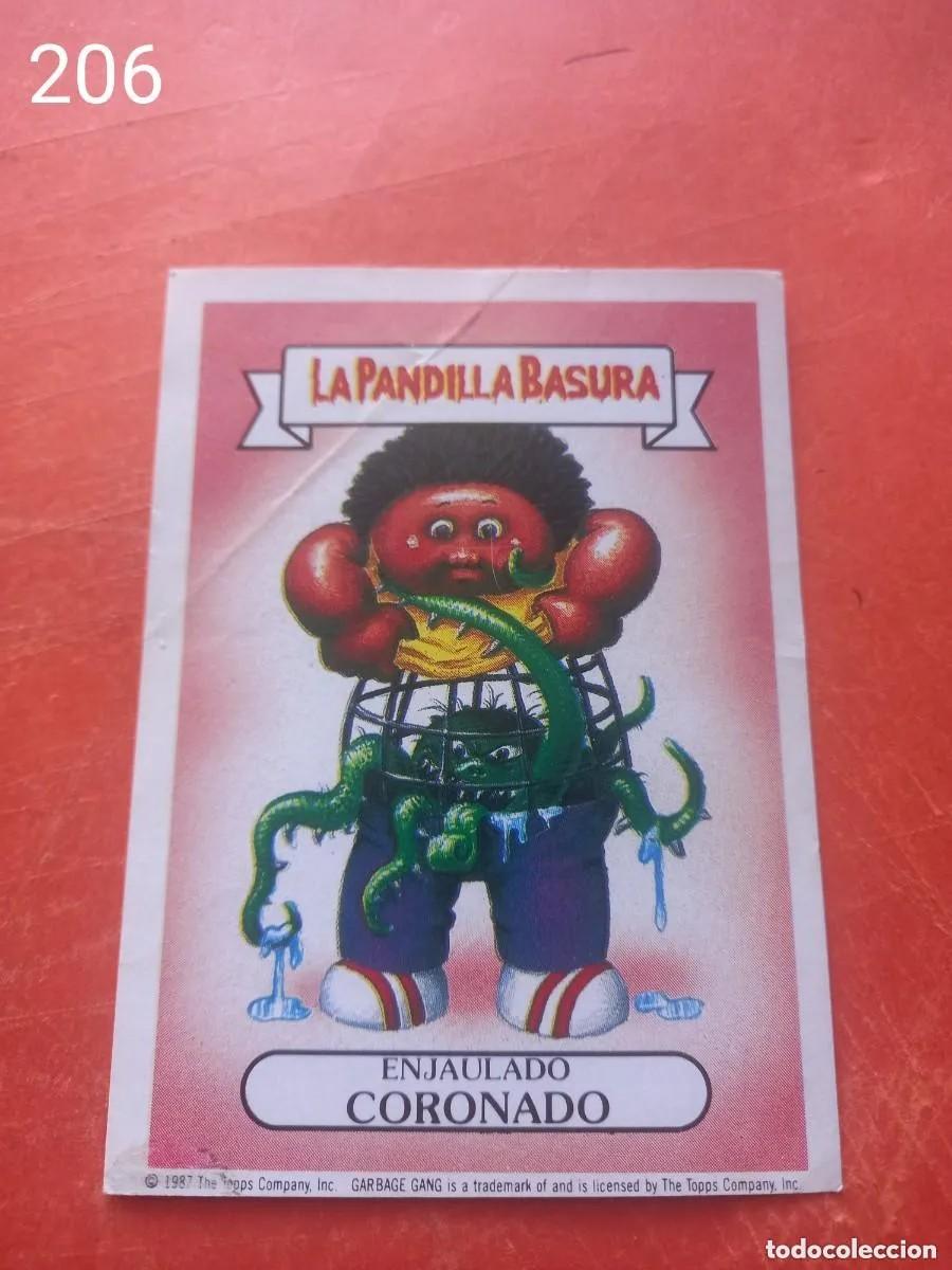 Coleccionismo cromos antiguos: Cromo n.206 la pandilla basura (album amarillo) sin pegar