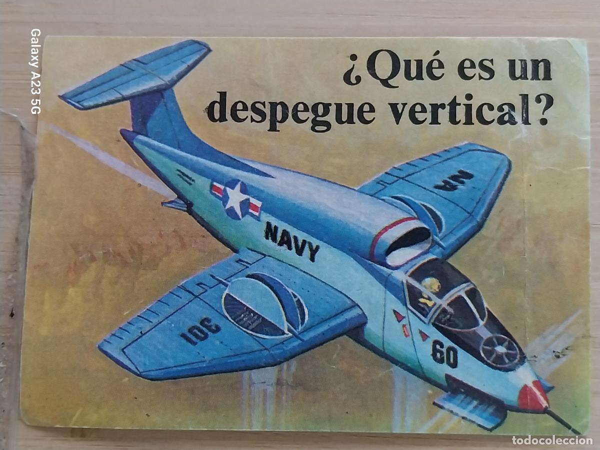 Coleccionismo cromos antiguos: BIMBO PORQUE 2 A&Ntilde;O 1972 CROMO 579 DESPEGUE VERTICAL SIN PEGAR NUNCA PROMO PASTELITOS PANADERIA