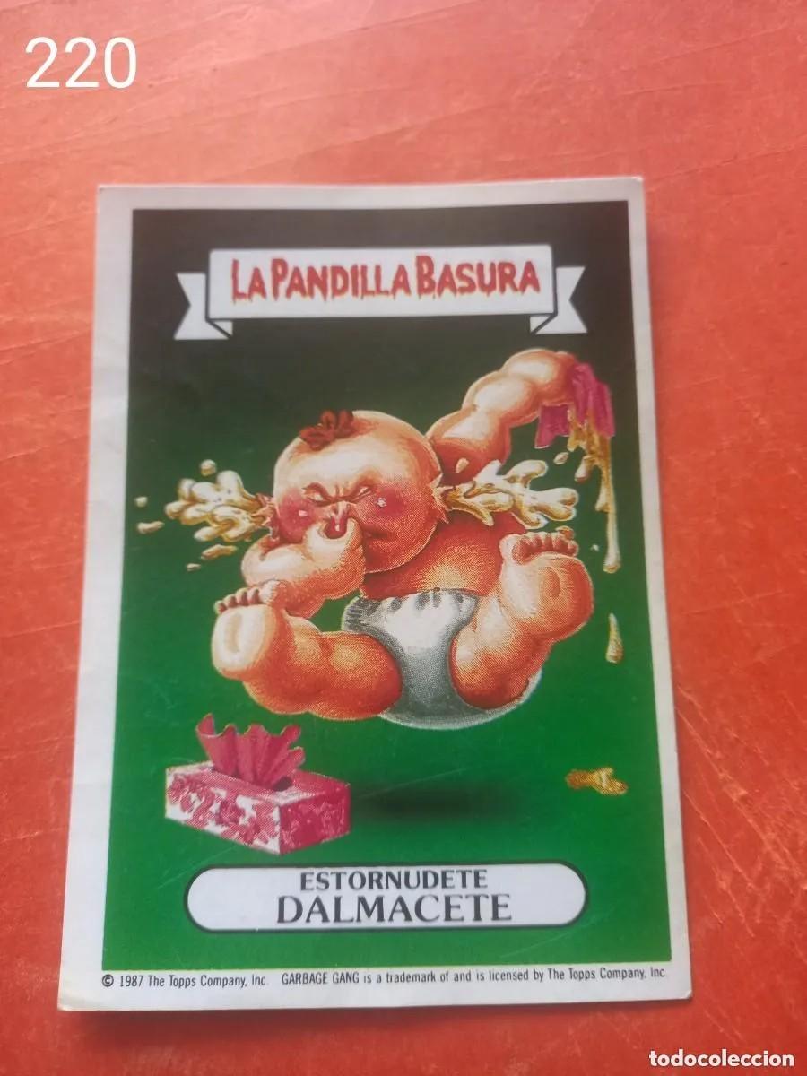 Coleccionismo cromos antiguos: Cromo n.220 la pandilla basura (album amarillo) sin pegar