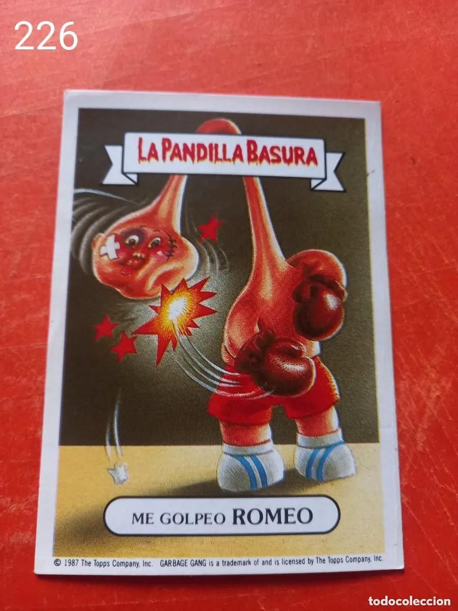 Coleccionismo cromos antiguos: Cromo n.226 la pandilla basura (album amarillo) sin pegar