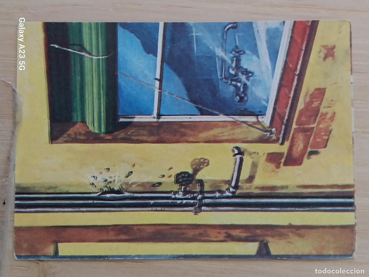 Coleccionismo cromos antiguos: BIMBO PORQUE 2 A&Ntilde;O 1972 CROMO 176 FRIO TUBERIAS SIN PEGAR NUNCA PROMO PASTELITOS PANADERIA