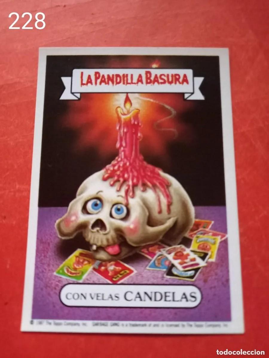 Coleccionismo cromos antiguos: Cromo n.228 la pandilla basura (album amarillo) sin pegar