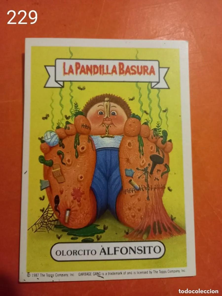 Coleccionismo cromos antiguos: Cromo n.229 la pandilla basura (album amarillo) sin pegar