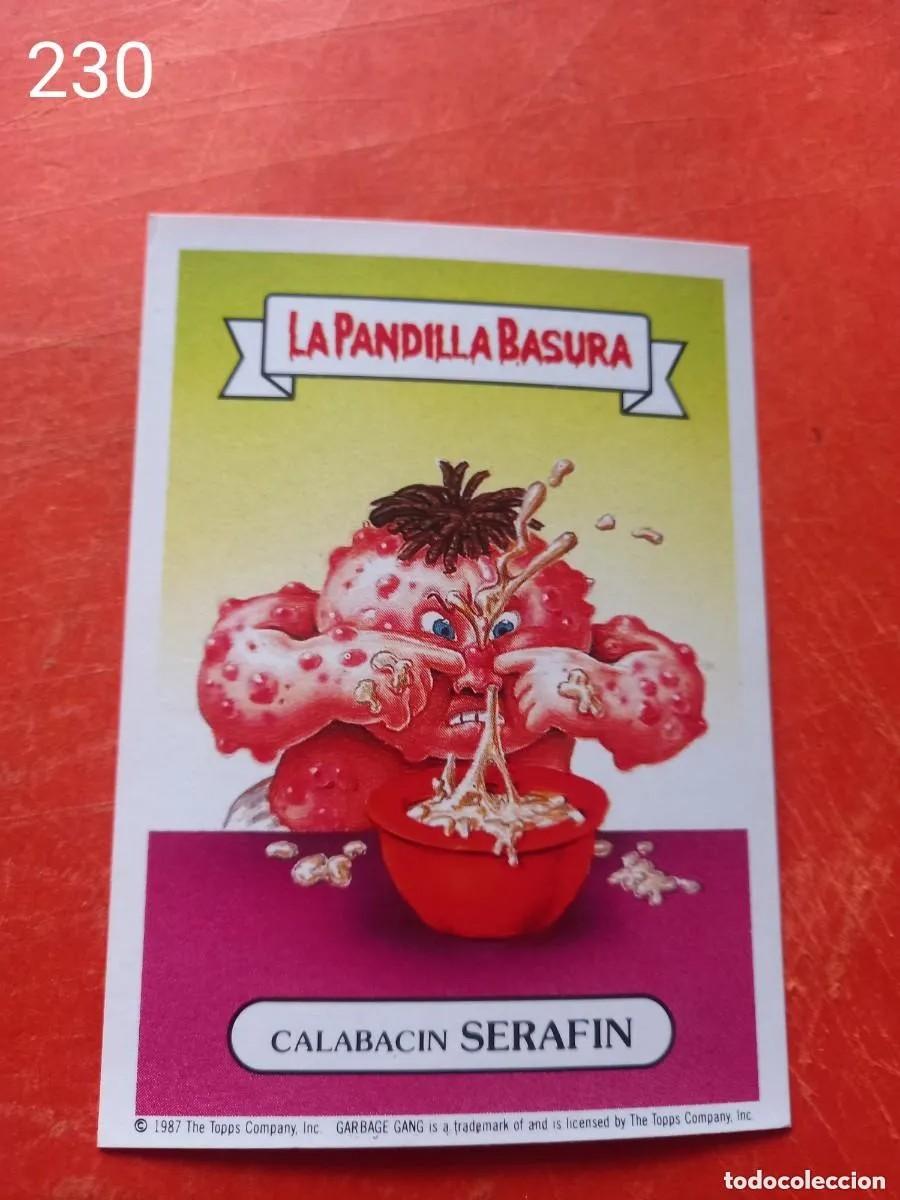 Coleccionismo cromos antiguos: Cromo n.230 la pandilla basura (album amarillo) sin pegar