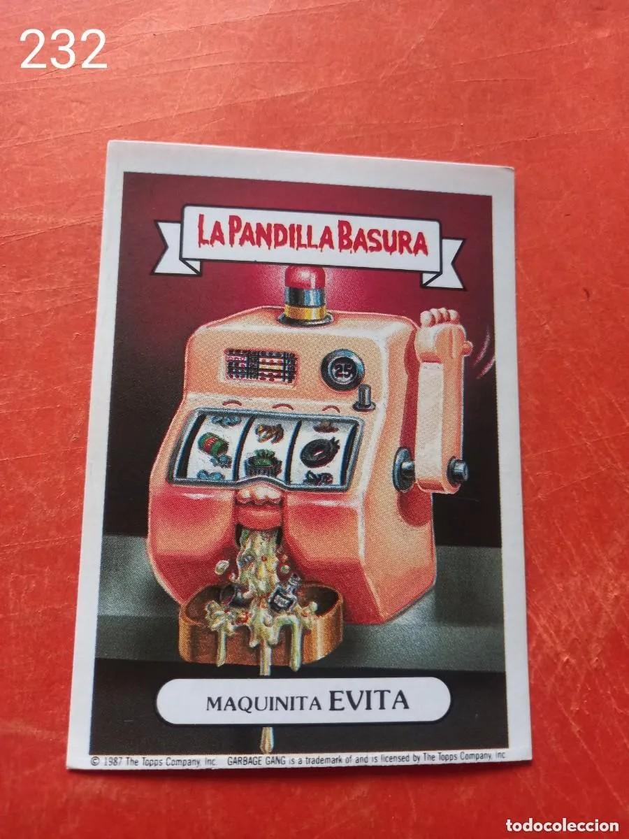 Coleccionismo cromos antiguos: Cromo n.232 la pandilla basura (album amarillo) sin pegar