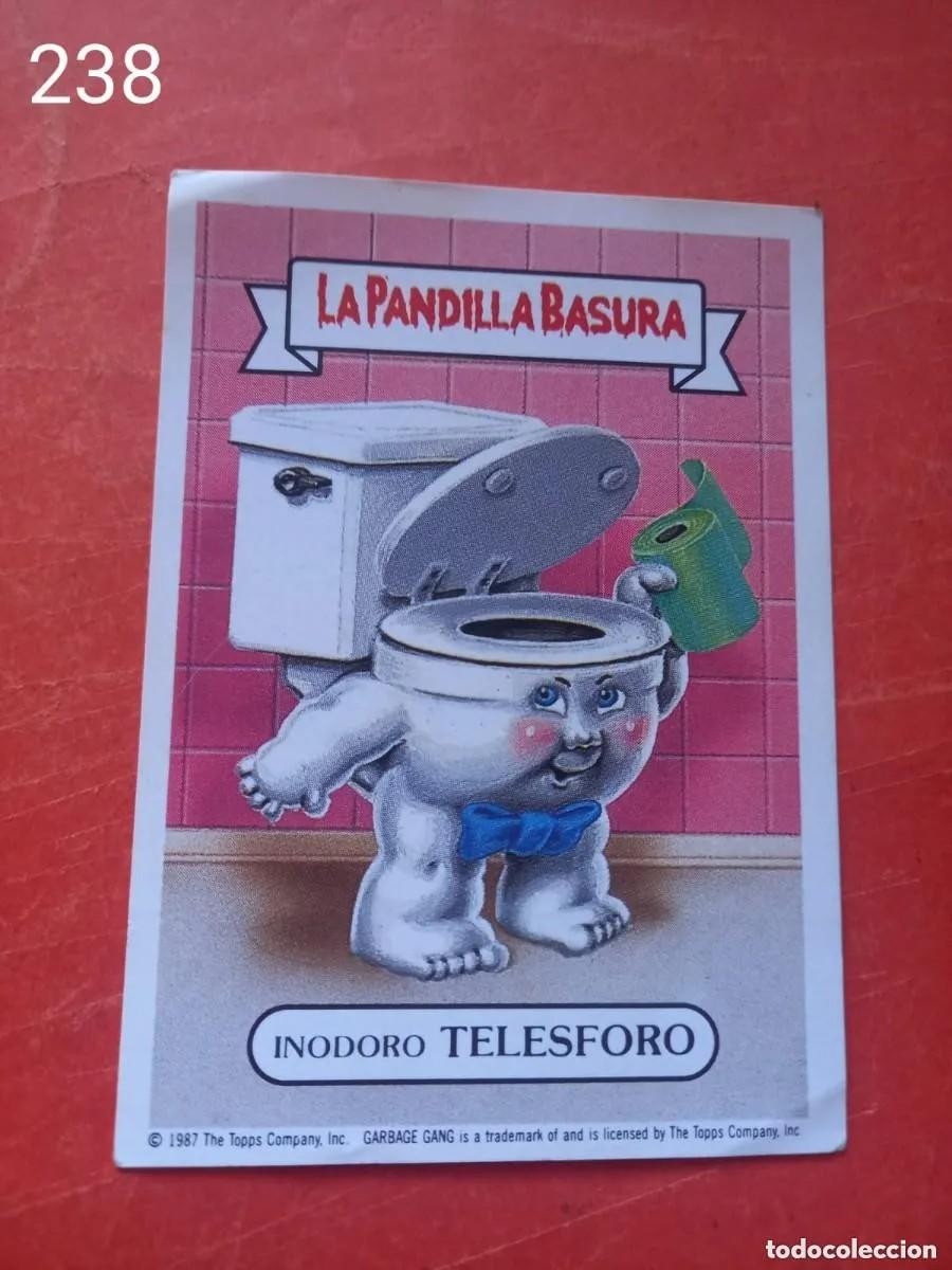 Coleccionismo cromos antiguos: Cromo n.238 la pandilla basura (album amarillo) sin pegar