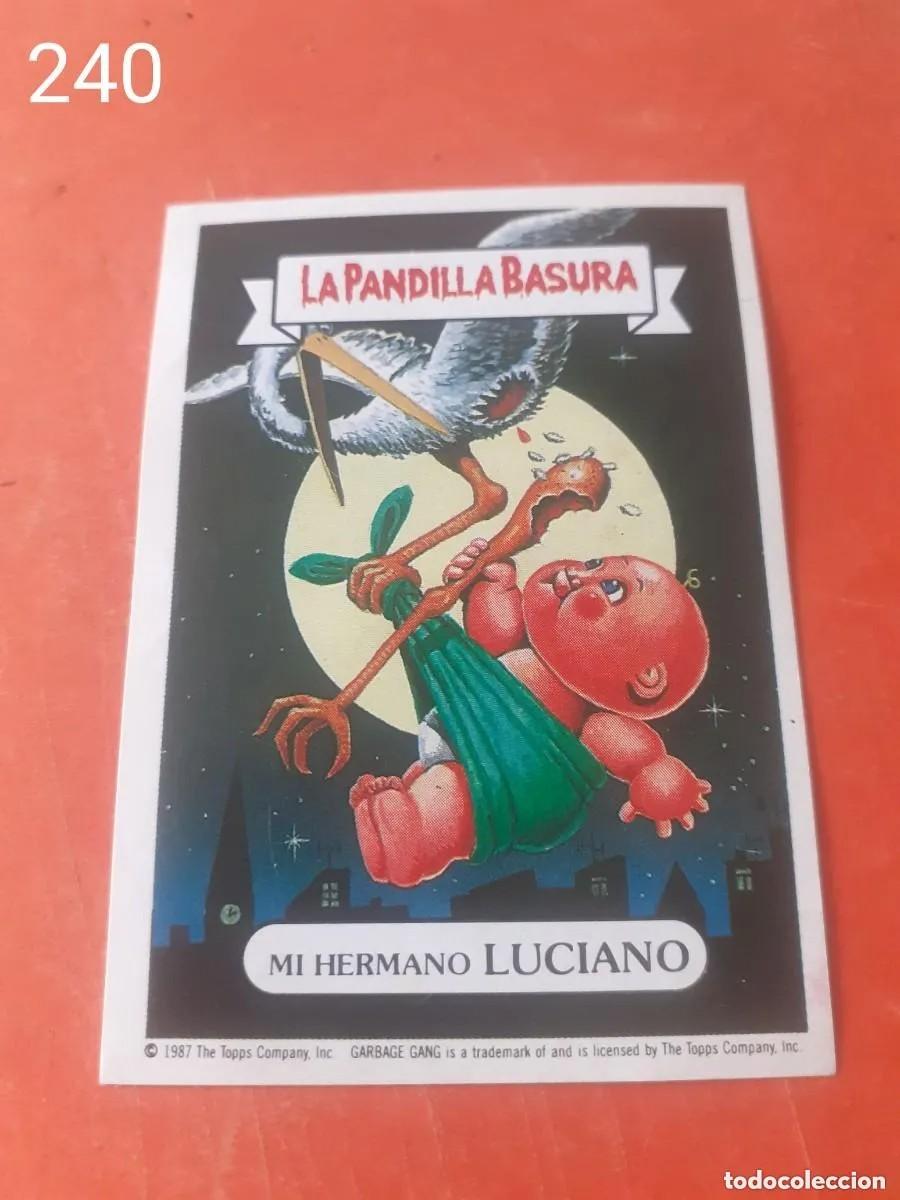 Coleccionismo cromos antiguos: Cromo n.240 la pandilla basura (album amarillo) sin pegar