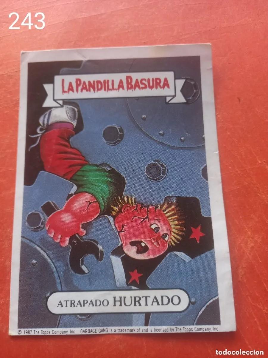 Coleccionismo cromos antiguos: Cromo n.243 la pandilla basura (album amarillo) sin pegar