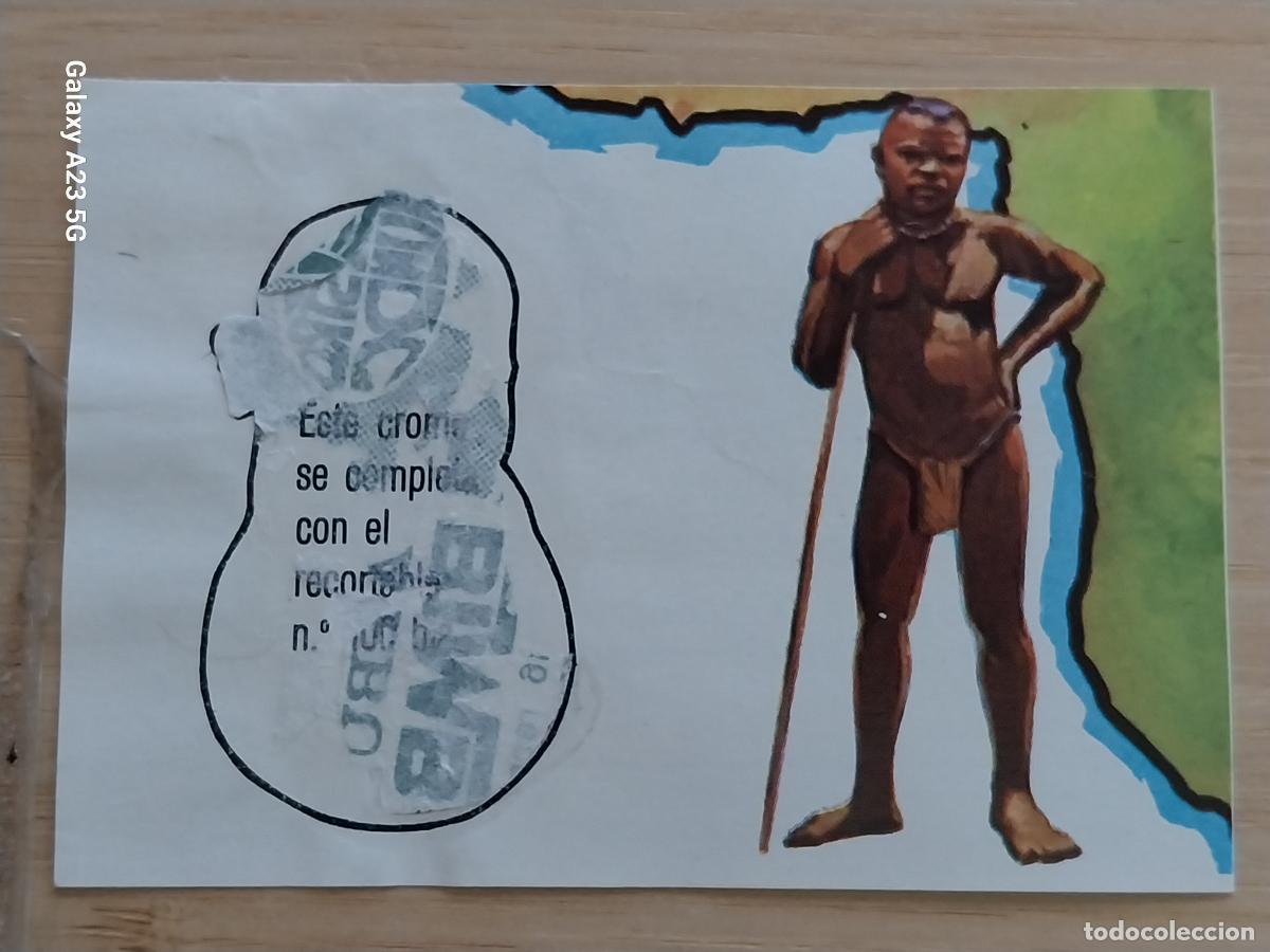 Coleccionismo cromos antiguos: BIMBO NUESTRO MUNDO 2 A&Ntilde;O 1968 CROMO 100 MUJER SAVA RECUPERADO PROMO PASTELITOS PANADERIA