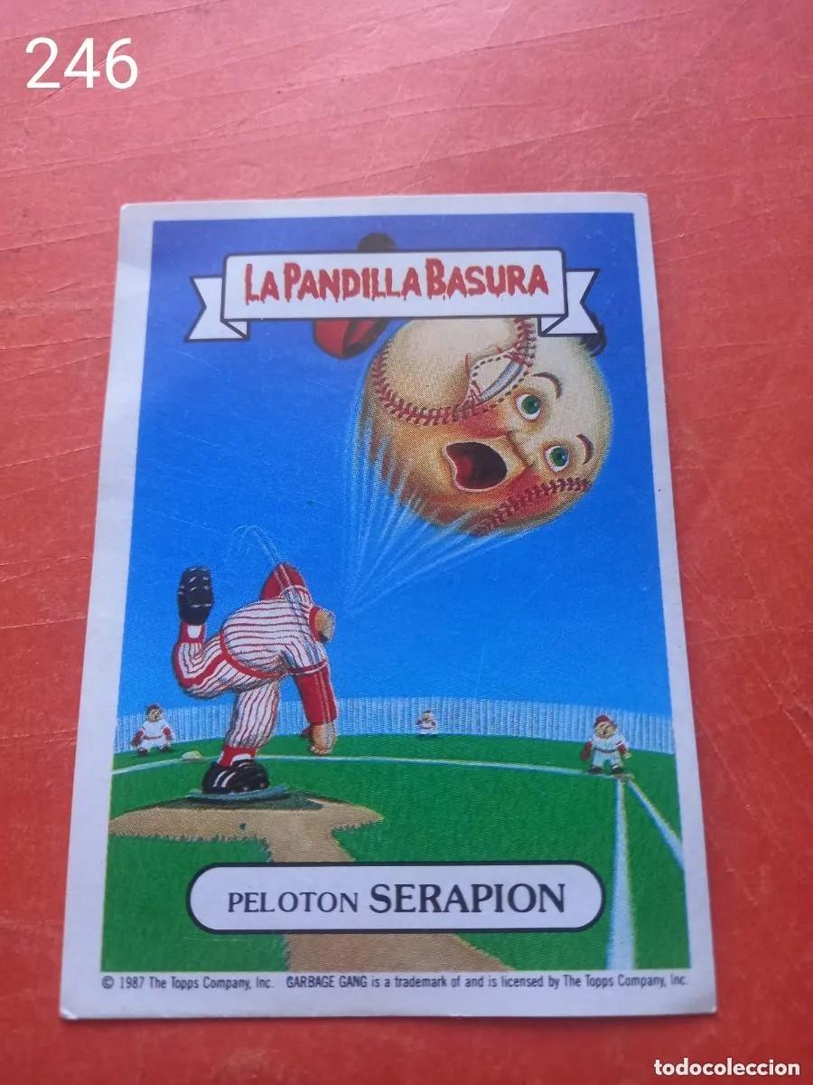 Coleccionismo cromos antiguos: Cromo n.246 la pandilla basura (album amarillo) sin pegar