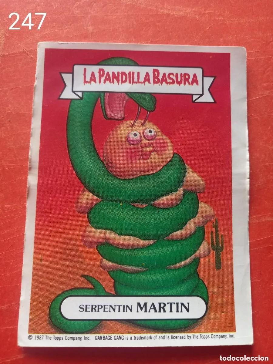 Coleccionismo cromos antiguos: Cromo n.247 la pandilla basura (album amarillo) sin pegar