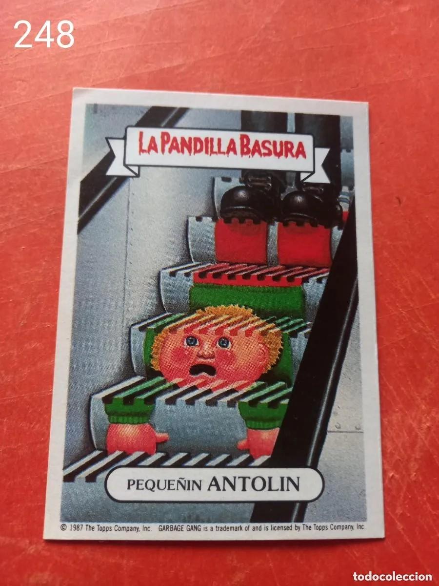Coleccionismo cromos antiguos: Cromo n.248 la pandilla basura (album amarillo) sin pegar