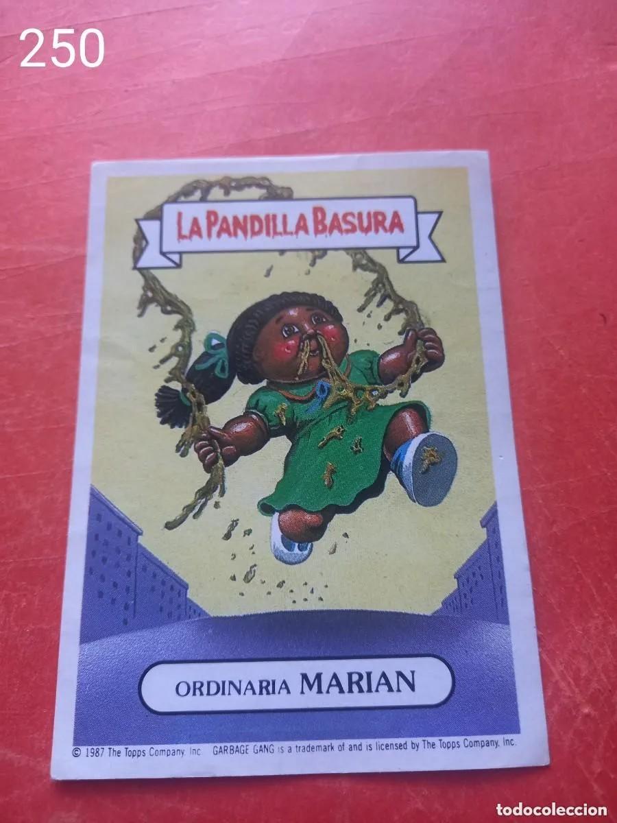 Colecionismo Cromos antigos: Cromo n.250 la pandilla basura (album amarillo) sin pegar
