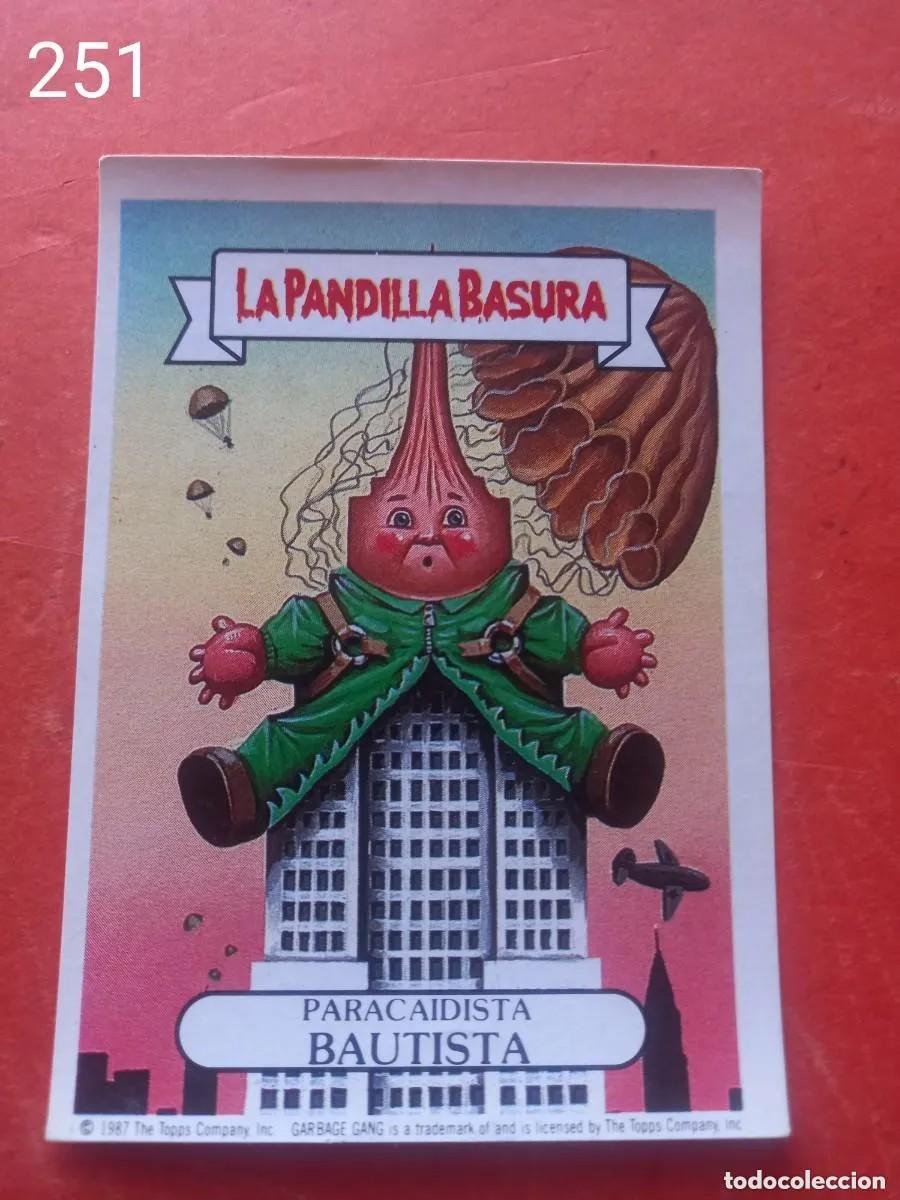 Coleccionismo cromos antiguos: Cromo n.251 la pandilla basura (album amarillo) sin pegar