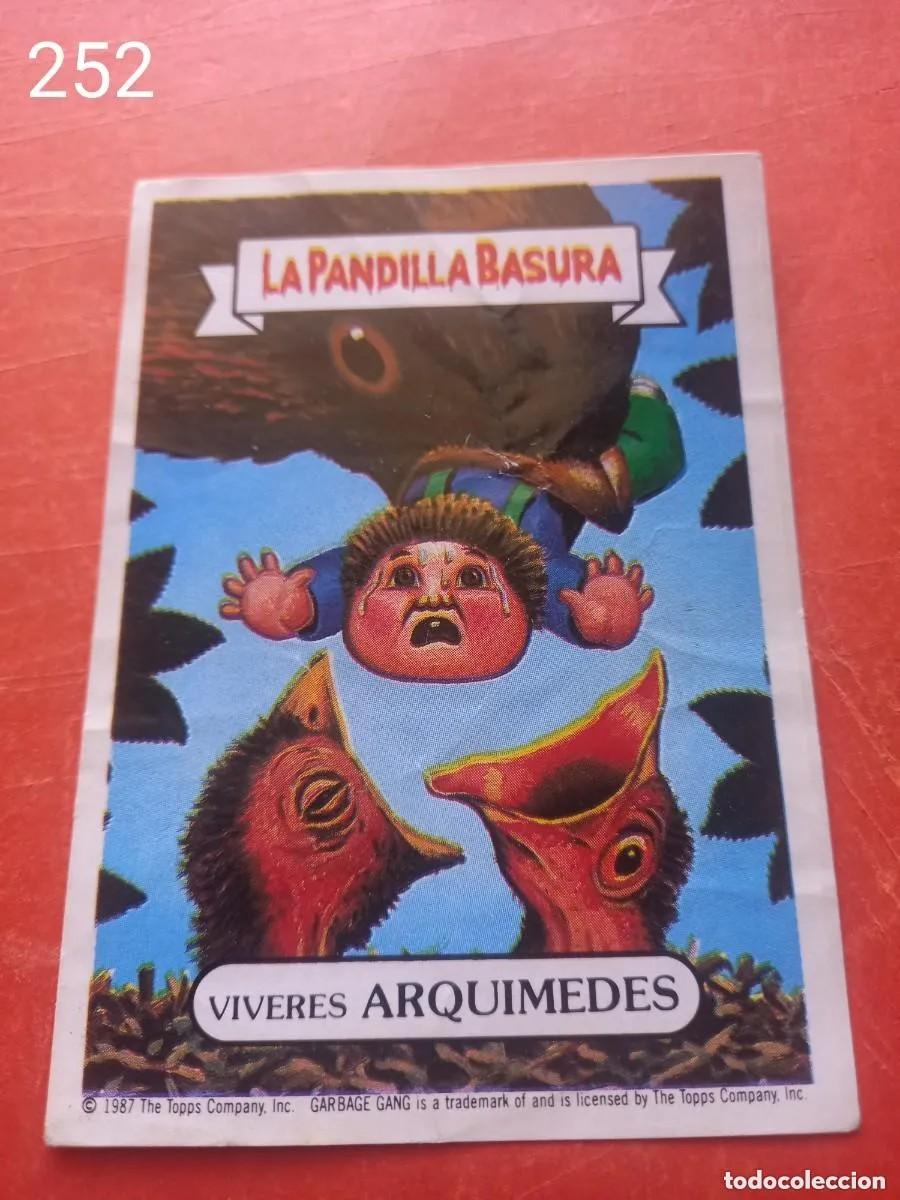 Coleccionismo cromos antiguos: Cromo n.252 la pandilla basura (album amarillo) sin pegar