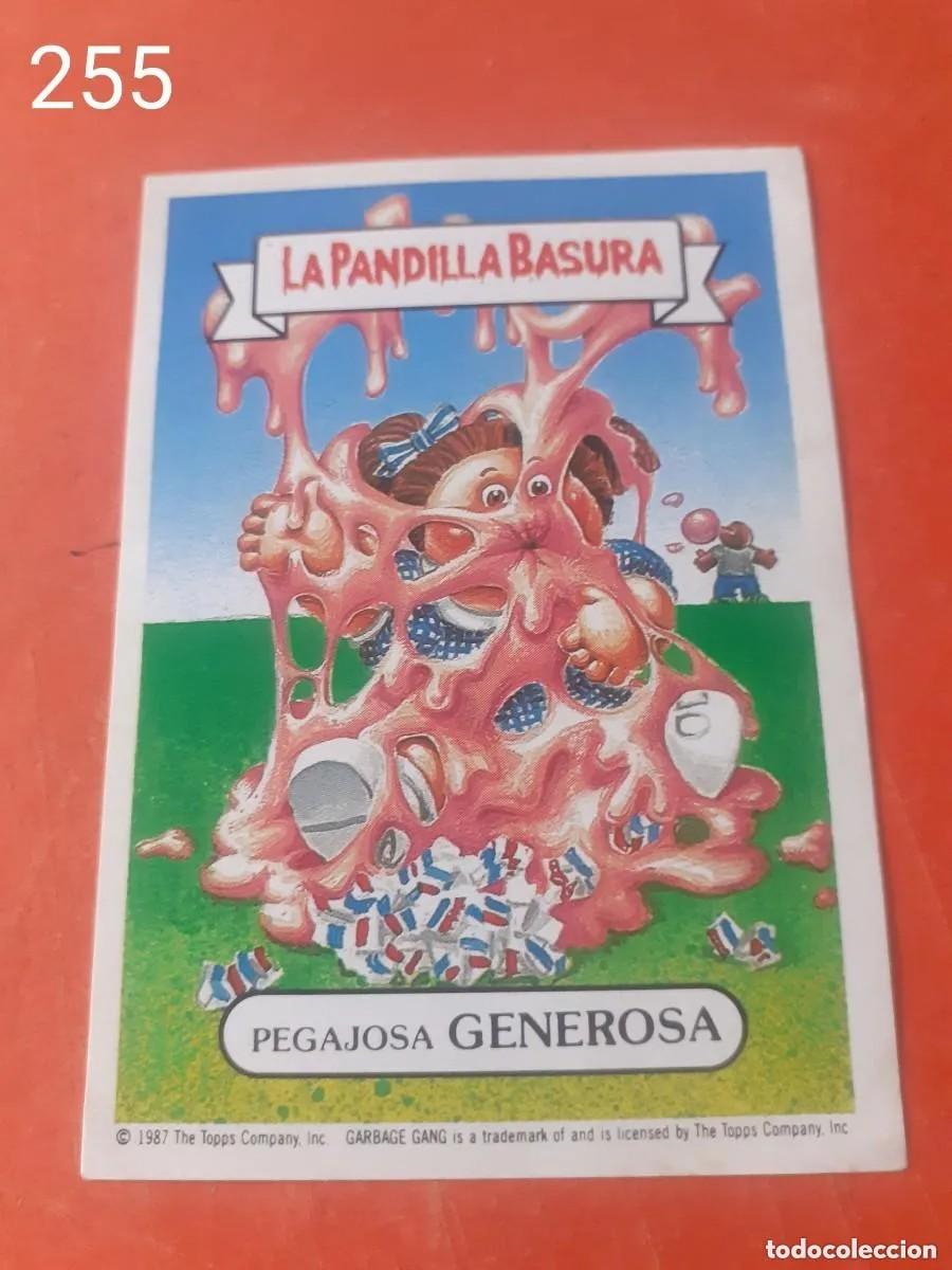 Coleccionismo cromos antiguos: Cromo n.255 la pandilla basura (album amarillo) sin pegar