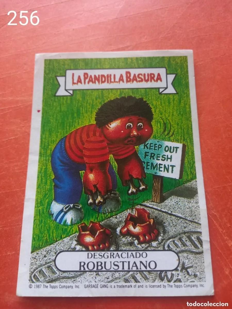 Coleccionismo cromos antiguos: Cromo n.256 la pandilla basura (album amarillo) sin pegar