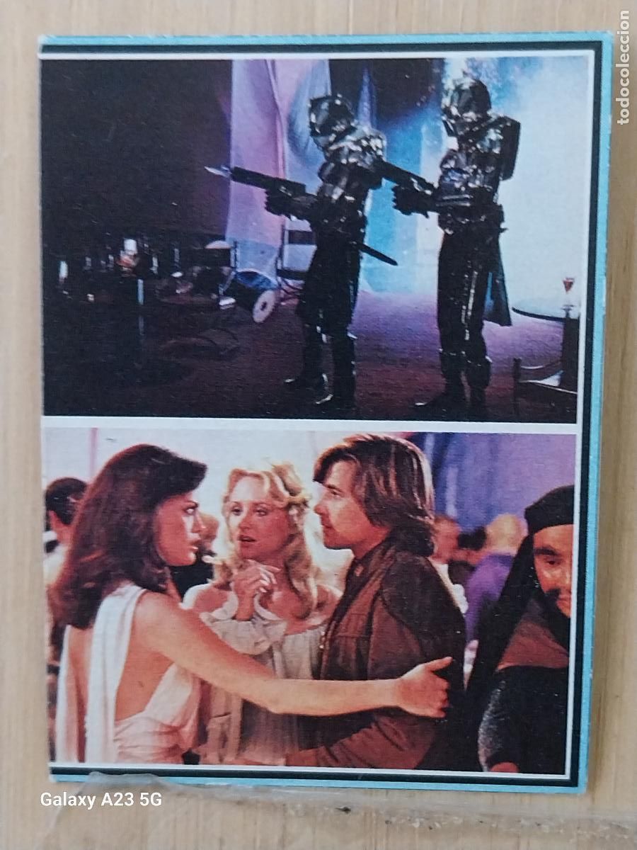 Coleccionismo cromos antiguos: TELESTARS A&Ntilde;O 1978 GALACTICA ED ESTE CROMO 204 SIN PEGAR NUNCA