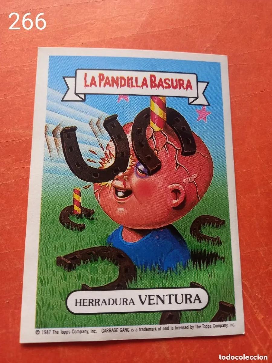 Coleccionismo cromos antiguos: Cromo n.266 la pandilla basura (album amarillo) sin pegar