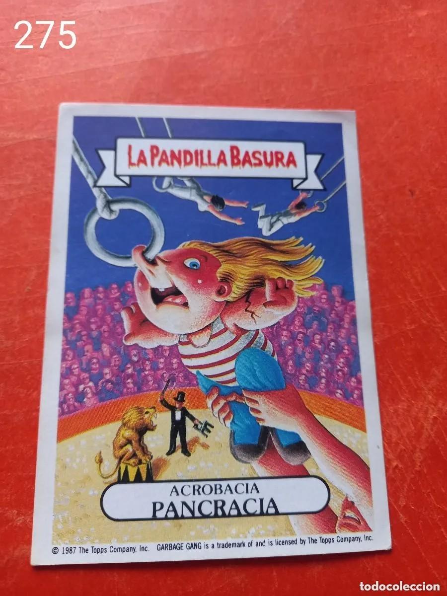 Coleccionismo cromos antiguos: Cromo n.275 la pandilla basura (album amarillo) sin pegar