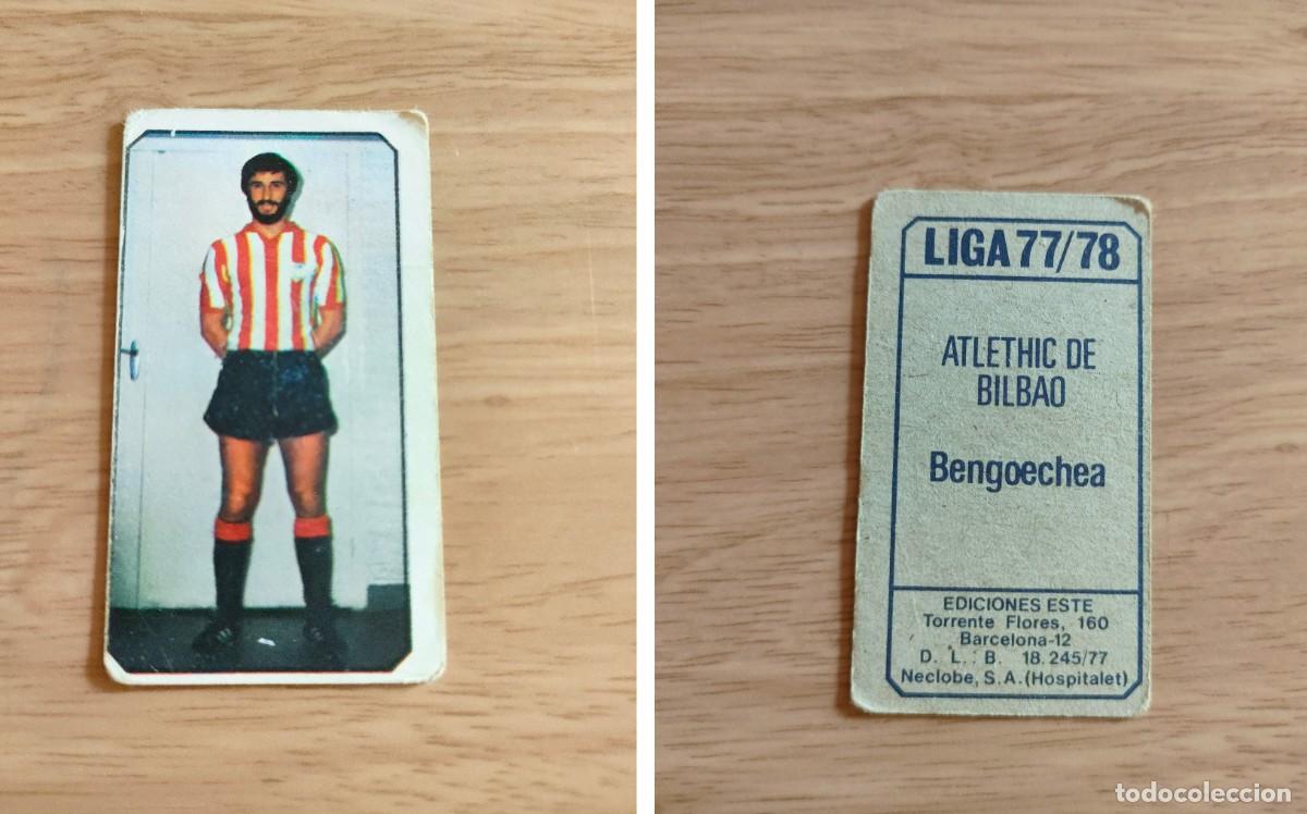Coleccionismo cromos antiguos: Bengoechea Athletic de Bilbao Liga Este 1977 1978 77 78 Nunca pegado