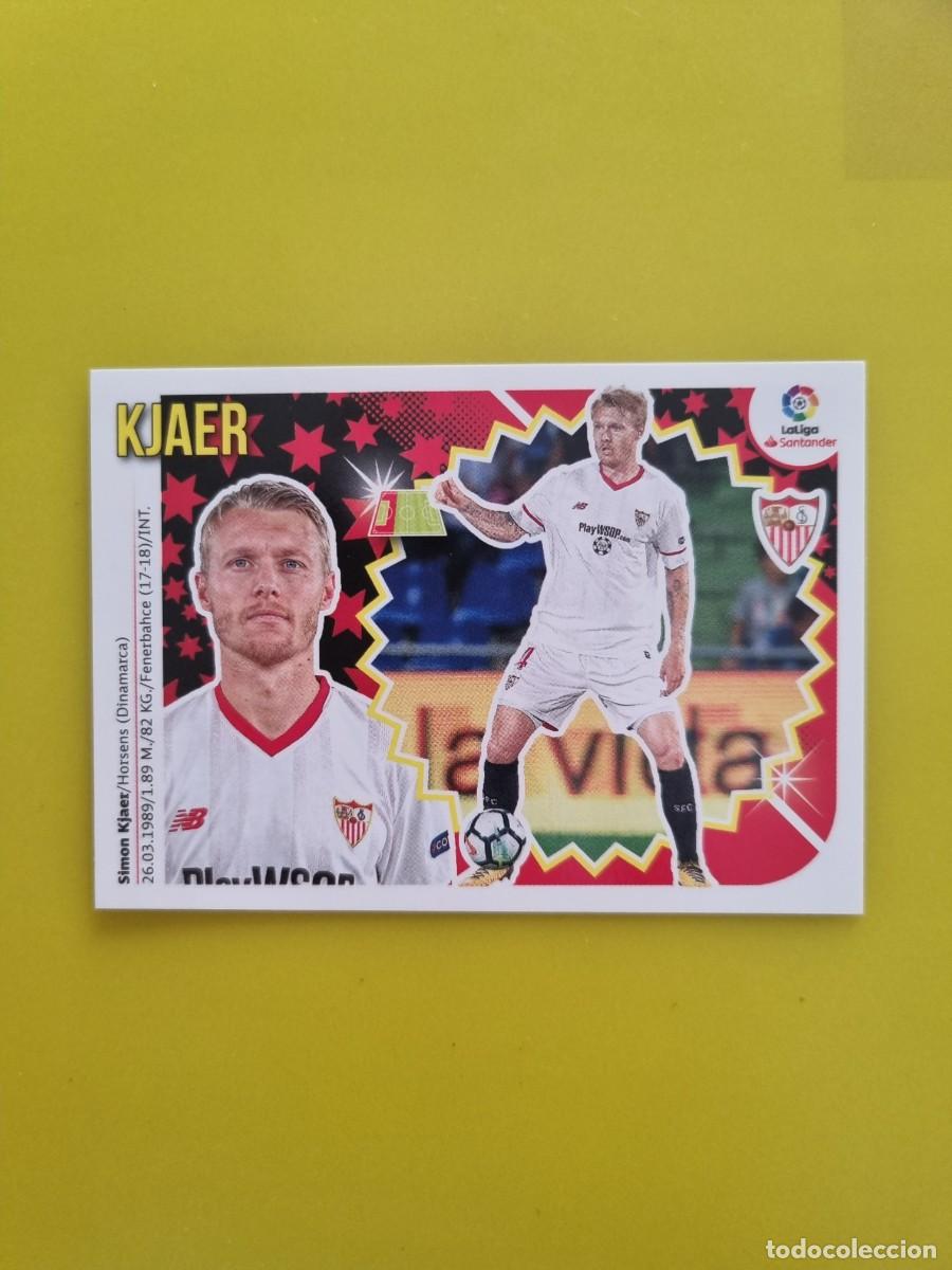 Coleccionismo cromos antiguos: ESTE 18 19 2018 2019 NO PEGADO SIN PEGAR KJAER SEVILLA N&ordm;5 AR826