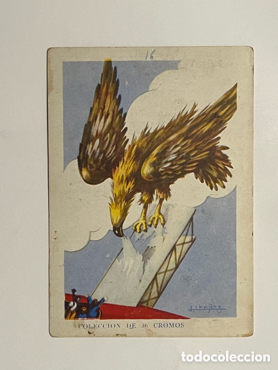 Coleccionismo cromos antiguos: GUADALAJARA F&aacute;brica de Chocolates Arriaca. AVENTURAS DE PAQUITO Y CARBONILLA, Cromo No.16