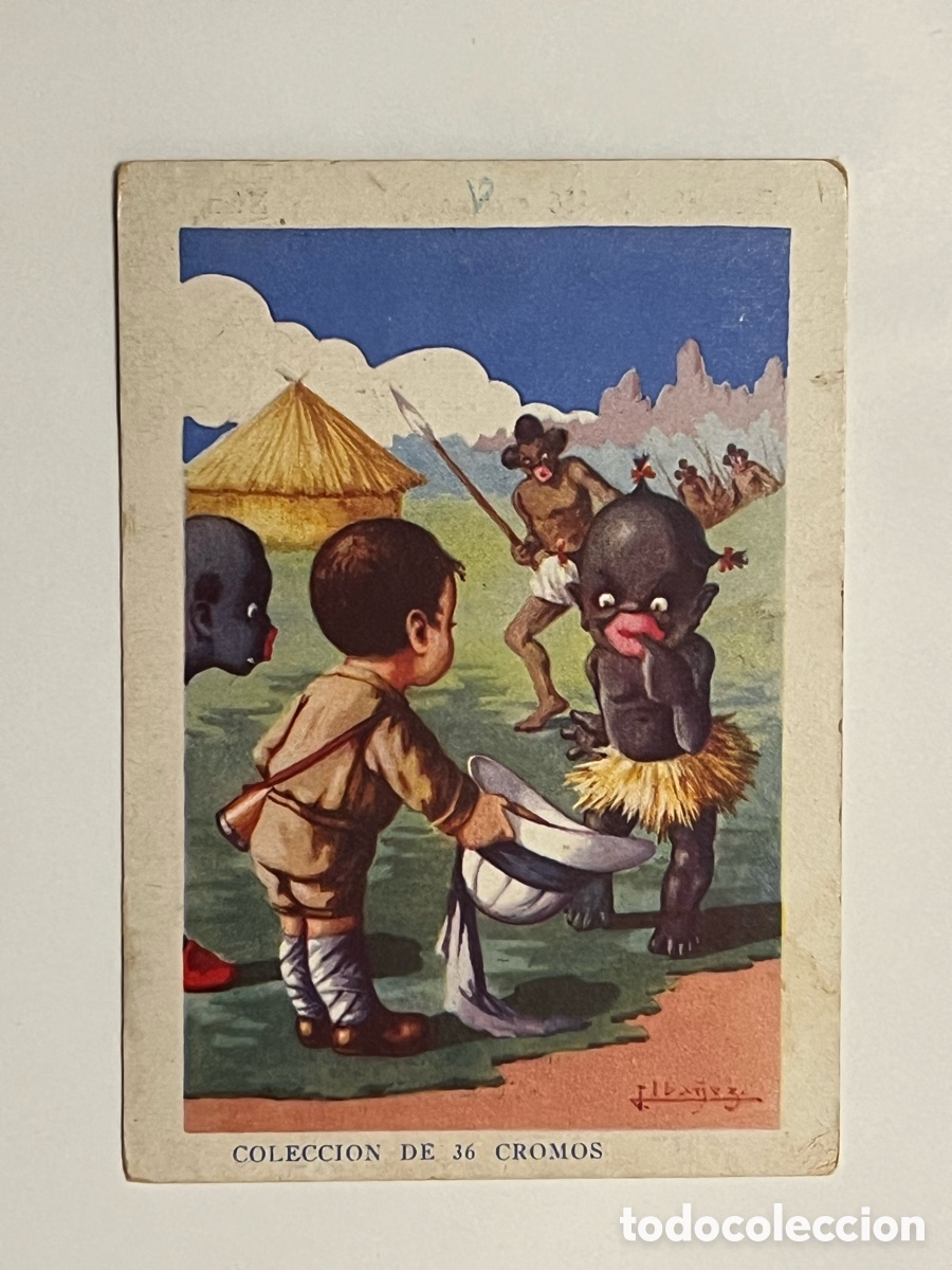 Coleccionismo cromos antiguos: GUADALAJARA F&aacute;brica de Chocolates Arriaca. AVENTURAS DE PAQUITO Y CARBONILLA, Cromo No.8