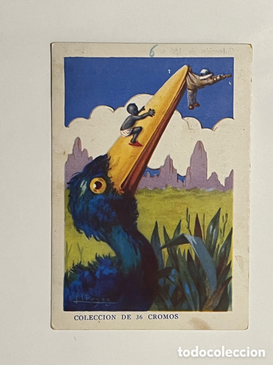 Coleccionismo cromos antiguos: GUADALAJARA F&aacute;brica de Chocolates Arriaca. AVENTURAS DE PAQUITO Y CARBONILLA, Cromo No.6